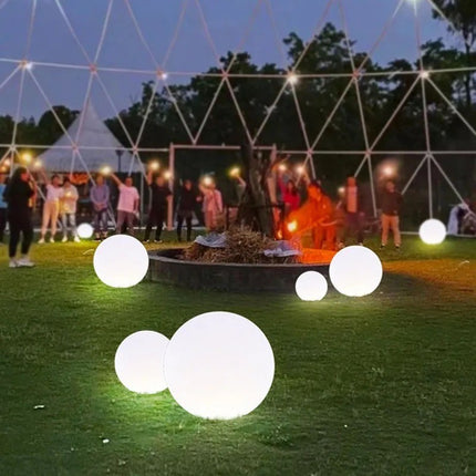 LED-kugle lamper genopladelig til haven
