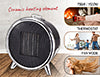 Keramisk Varmeblæser 1500W – 2 Varmetrin, Termostat & Væltesikring