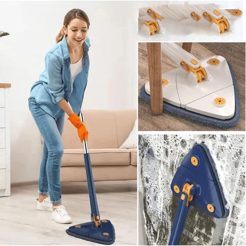 Revolutionerende 360° Roterende Moppe: Multifunktionel og Ergonomisk