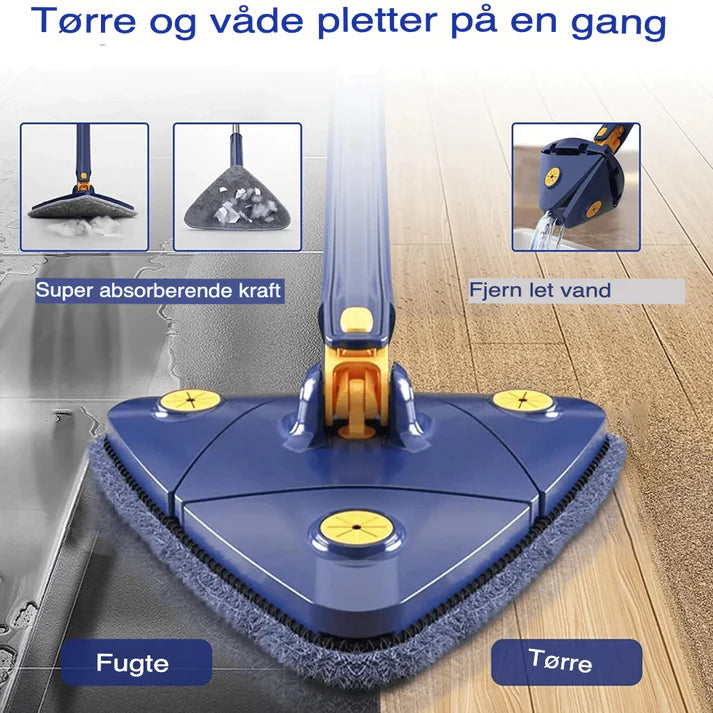 Revolutionerende 360° Roterende Moppe: Multifunktionel og Ergonomisk