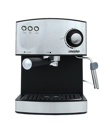 Espressomaskine 850w, 15 Bar Tryk og Mælkeskummer