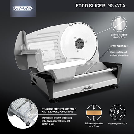 Pålægsmaskine med justerbar skivetykkelse