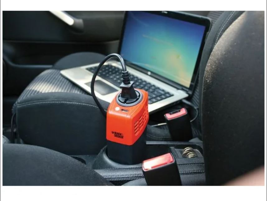 Black & Decker Volt omformer, lav strøm i din bil til din Bærbar computer