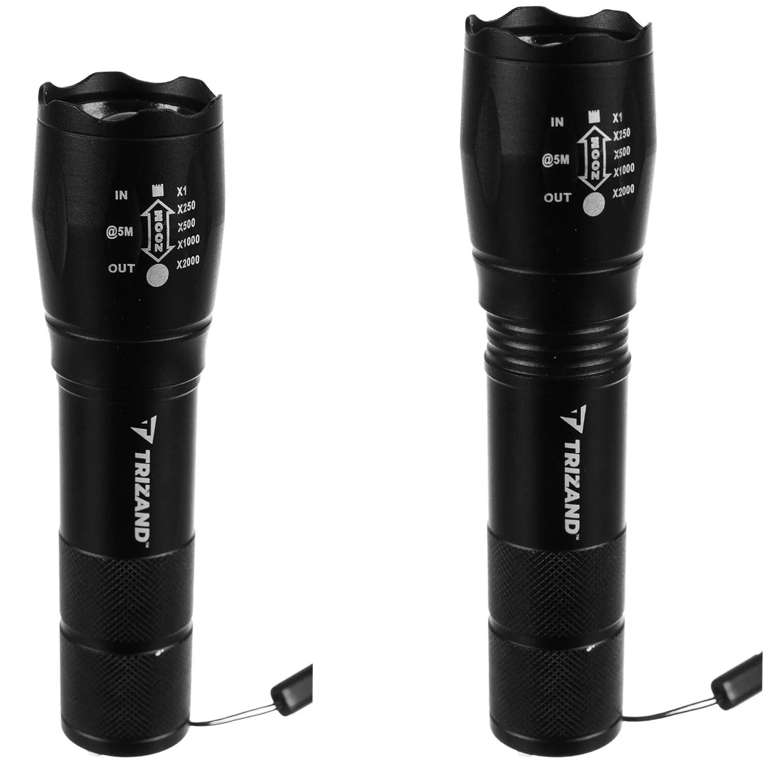Genopladelig LED Lommelygte med CREE T6 – Zoom, 3 Lysfunktioner & USB Opladning
