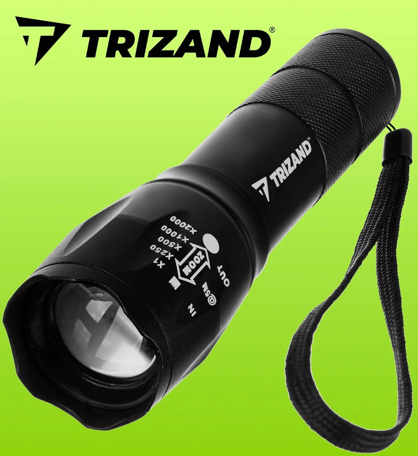 Genopladelig LED Lommelygte med CREE T6 – Zoom, 3 Lysfunktioner & USB Opladning