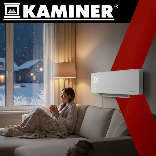 Varmeblæser 2000W med Wi-Fi & Fjernbetjening – Smart Væghængt Varmeblæser