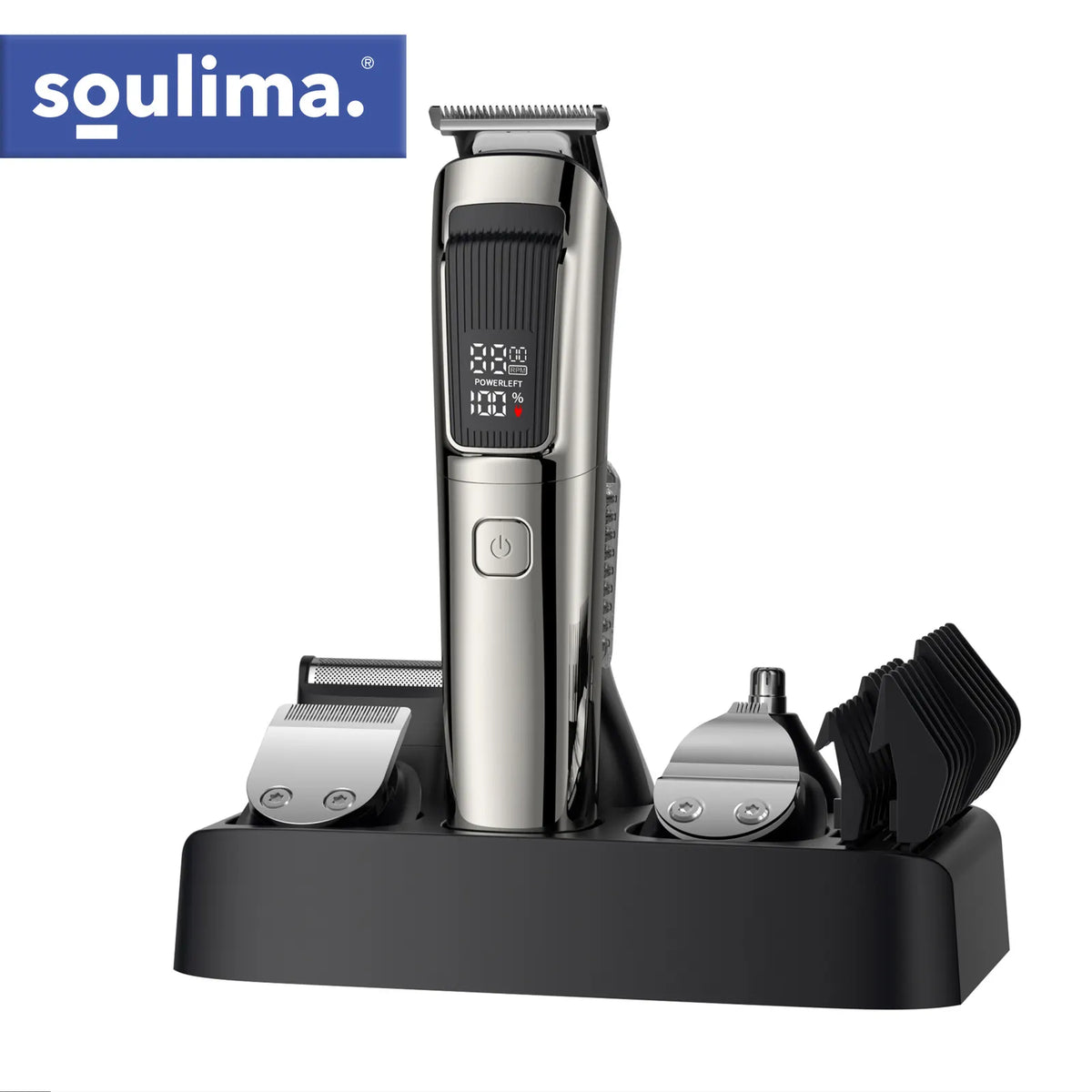 Soulima 27313 8-i-1 Hårklipper og Trimmer