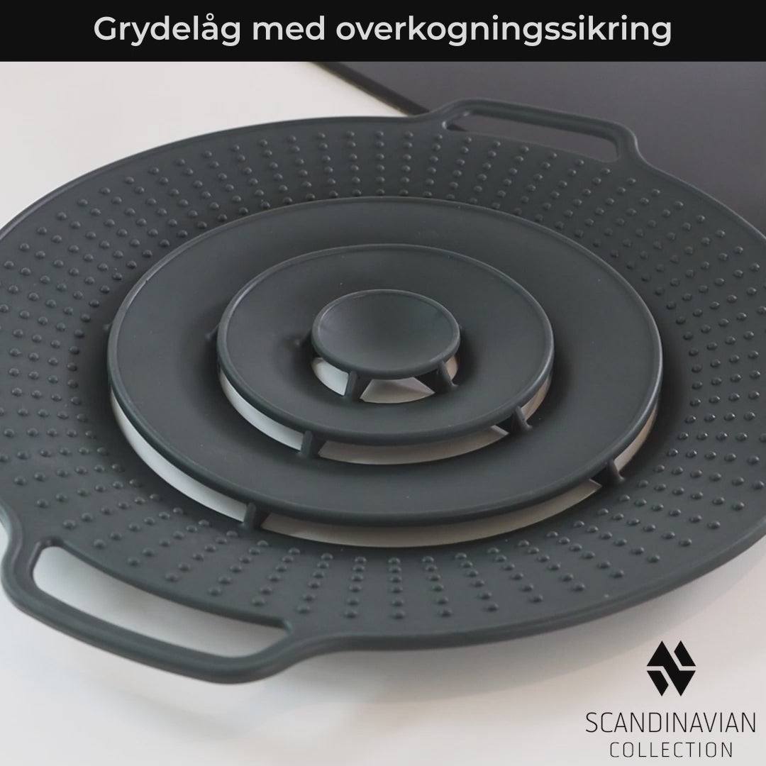 Indlæs video: Grydelåg med overkogningssikring