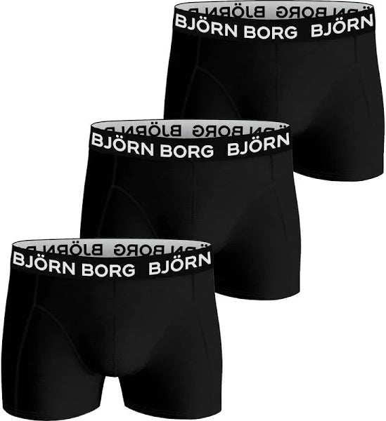 DEMO Björn Borg 3-pak boxershorts Sort
