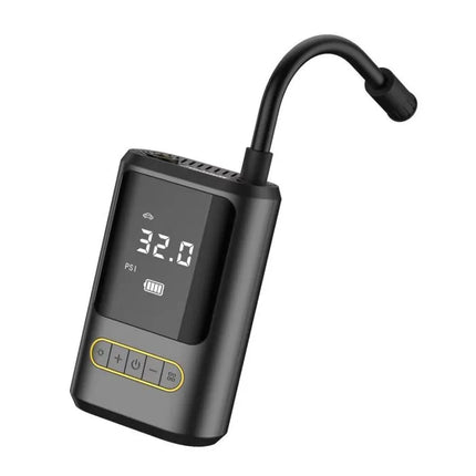Dækpumpe, powerbank,  2 x 2.000 mAh battericeller