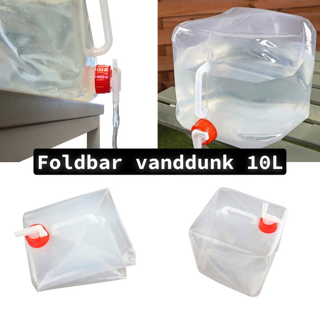 3 stk. Vanddunke á 10 liter – Ideelle til Prepping og Nødsituationer