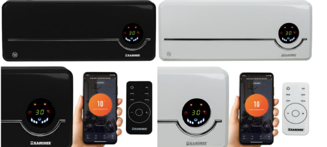 Varmeblæser 2000W med Wi-Fi & Fjernbetjening – Smart Væghængt Varmeblæser