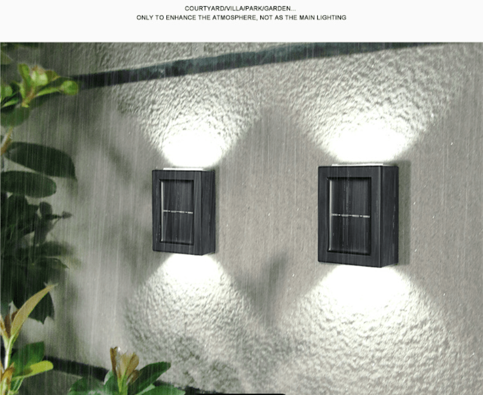 Solcelle lampe up & down - 2 stk - We Do Better