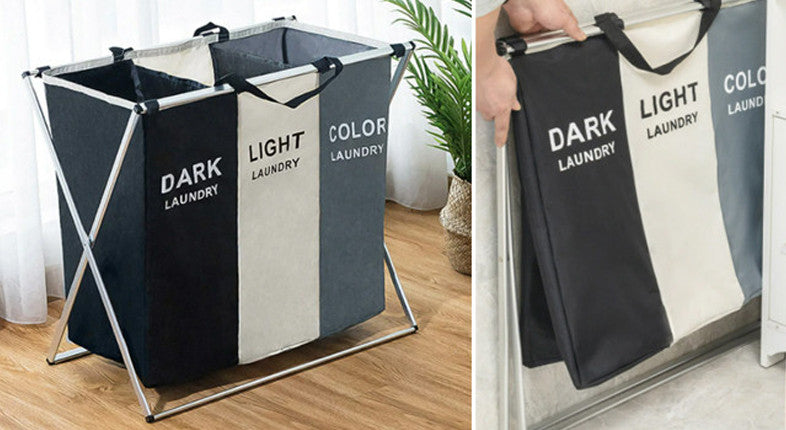 vasketøjskurv 3-delt - We Do Better