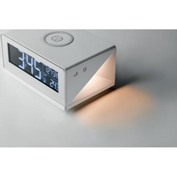 Grundig vækkeur med trådløs opladning og lys. - We Do Better