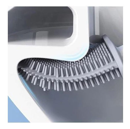 Toiletbørste med fladt silikonehoved - We Do Better