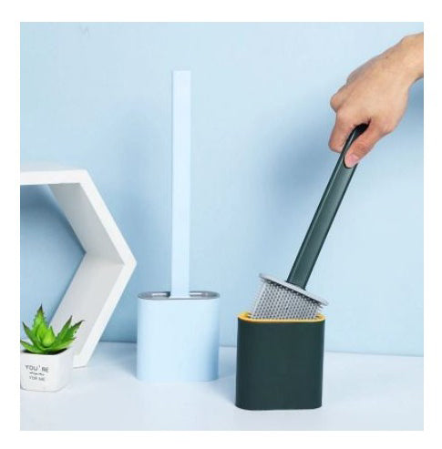 Toiletbørste med fladt silikonehoved - We Do Better