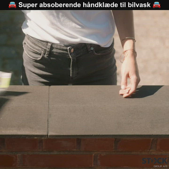 Indlæs video: Bil håndklæde microfiber - EKSTRA NEDSAT