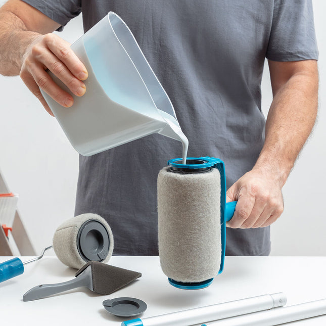 Sæt med genopfyldelige, anti-dryppende malerruller Roll'n'paint InnovaGoods 5 Dele