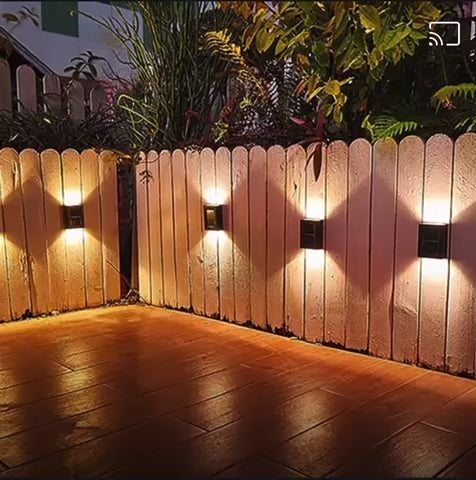 Indlæs video: Solcellelamper til haven – Udendørs LED Solar lamper i stilrent design